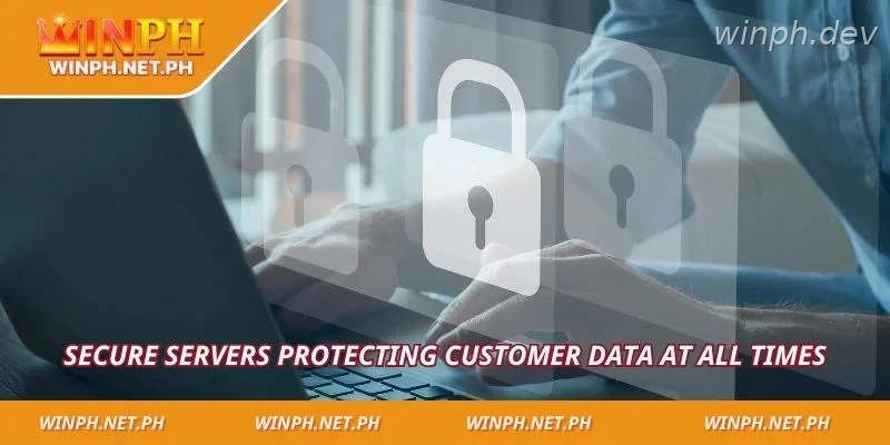 Secure servers protecting customer data at all times