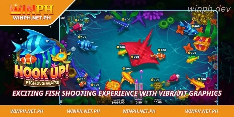 Exciting fish shooting experience with vibrant graphics